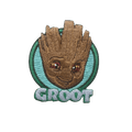 Groot Face Iron Patch - www.entertainmentstore.in