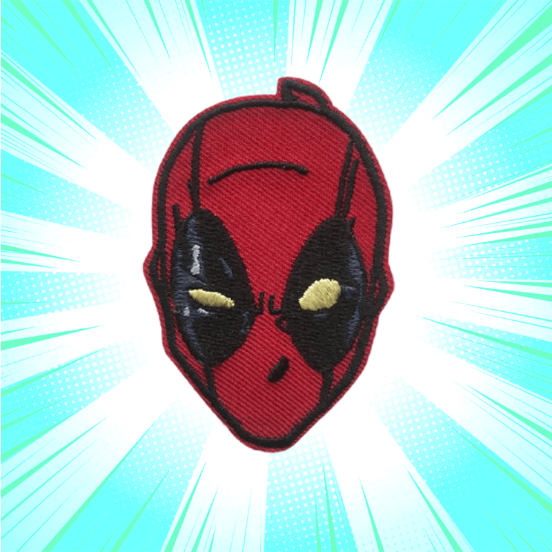 Deadpool Face Iron Patch - www.entertainmentstore.in