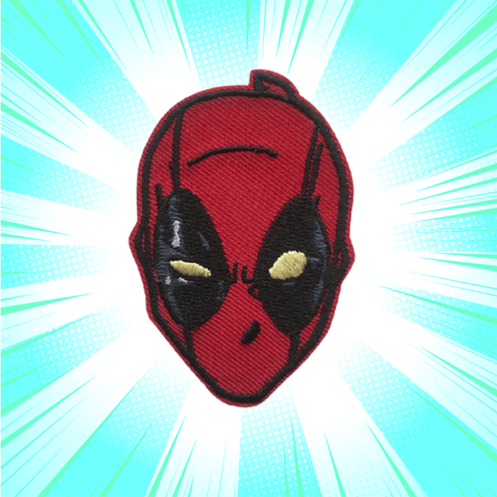 Deadpool Face Iron Patch - www.entertainmentstore.in