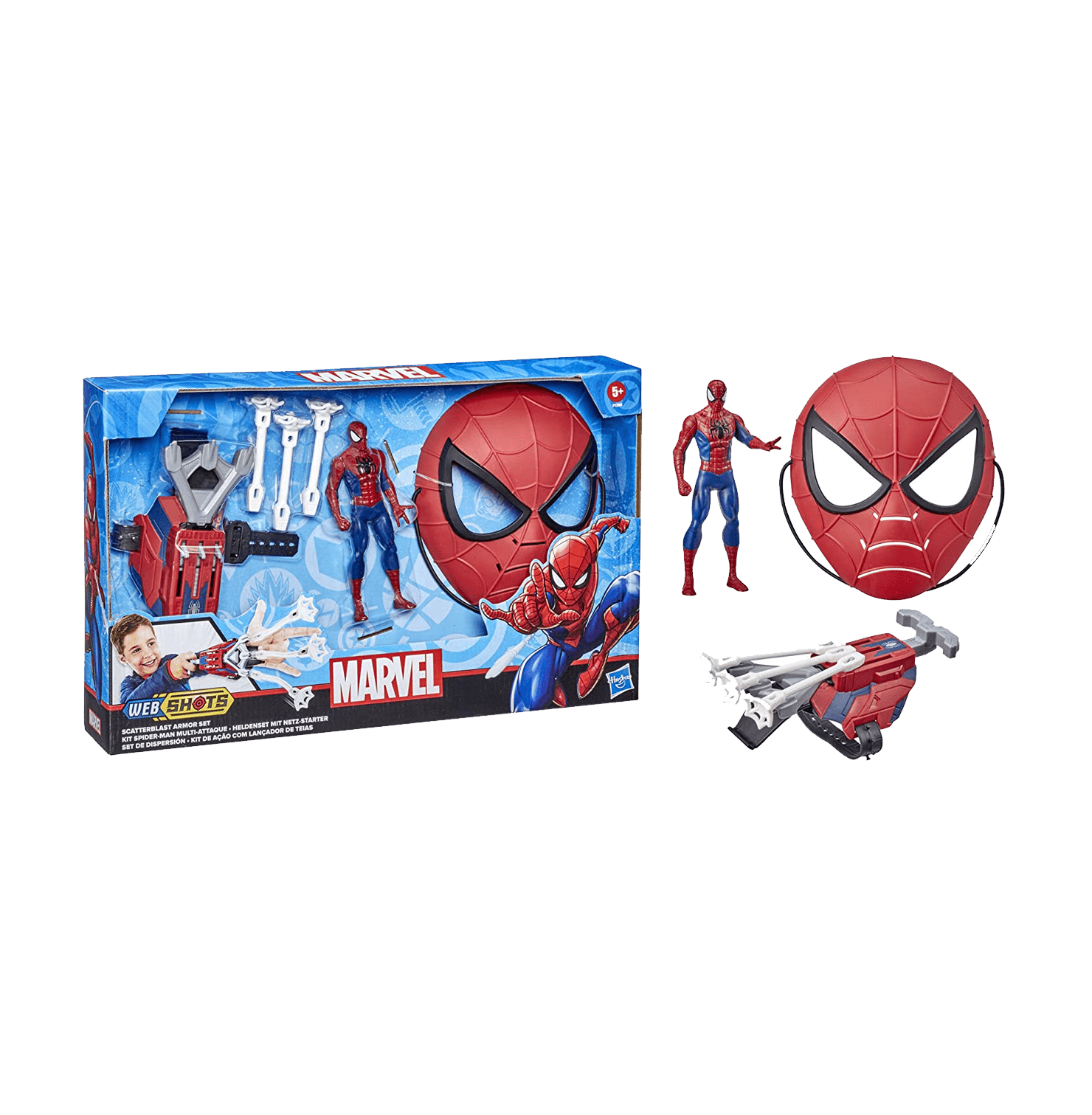 Marvel Spider-Man Web Shots Scatterblast Armor Set - www.entertainmentstore.in