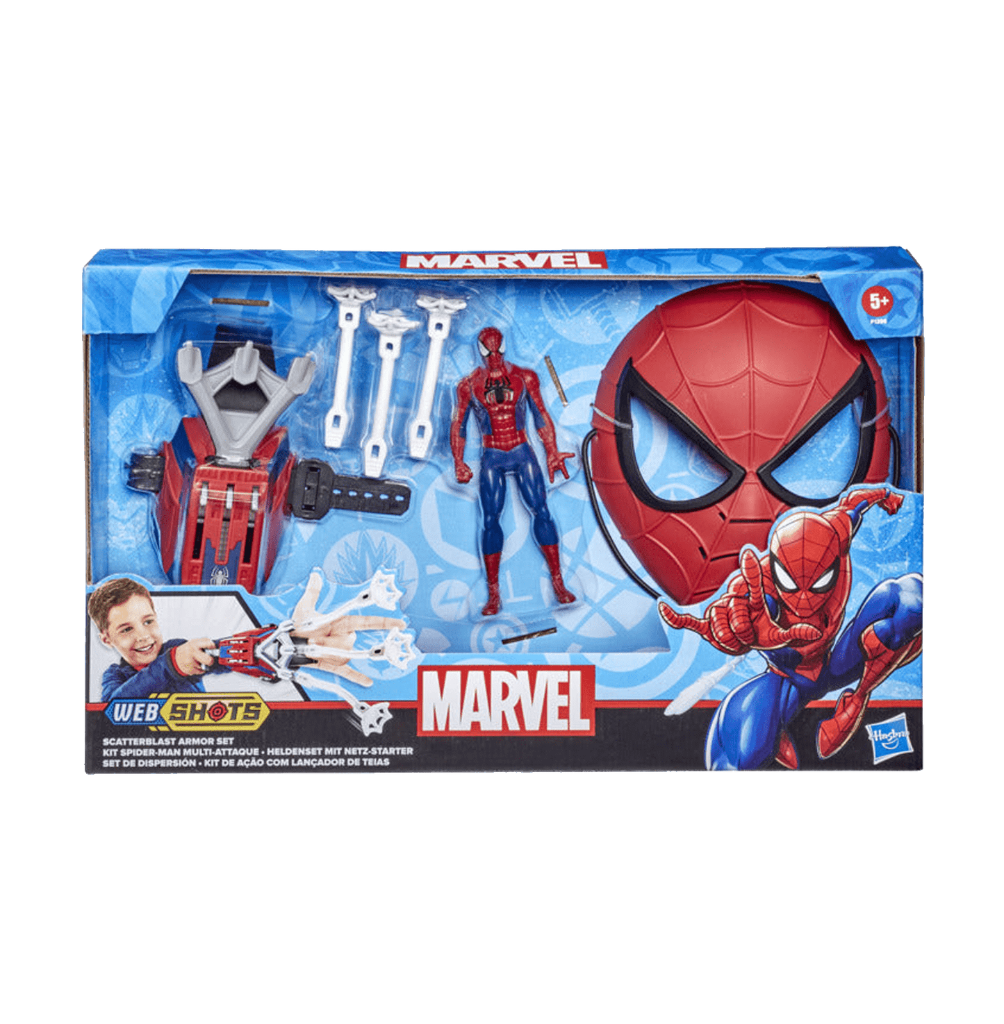 Marvel Spider-Man Web Shots Scatterblast Armor Set - www.entertainmentstore.in