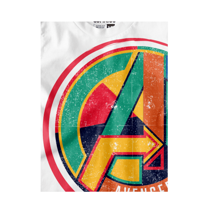 Avengers 9354 White Kids T Shirt - www.entertainmentstore.in