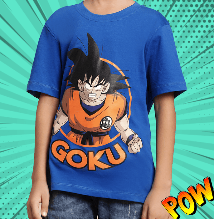 Dragon Ball 144 Imperial Blue Kids T Shirt - www.entertainmentstore.in