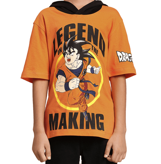 Dragon Ball 142 Flame Orange Kids T Shirt - www.entertainmentstore.in