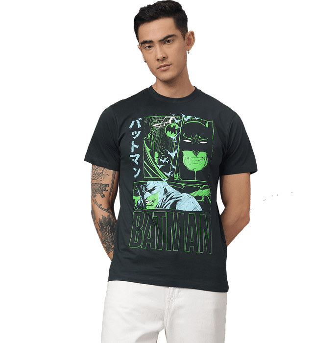 Batman 3699 Dark Spruce Mens T Shirt - www.entertainmentstore.in