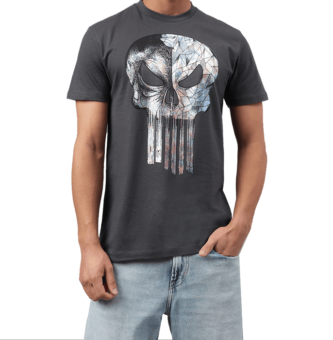Punisher 3484 Ebony Mens T Shirt - www.entertainmentstore.in