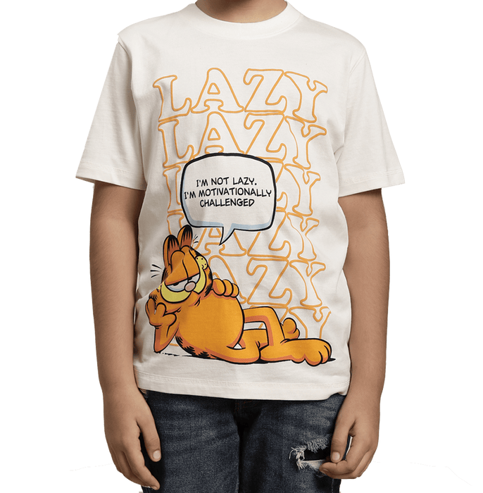 Garfield 122 Off White Kids T Shirt - www.entertainmentstore.in