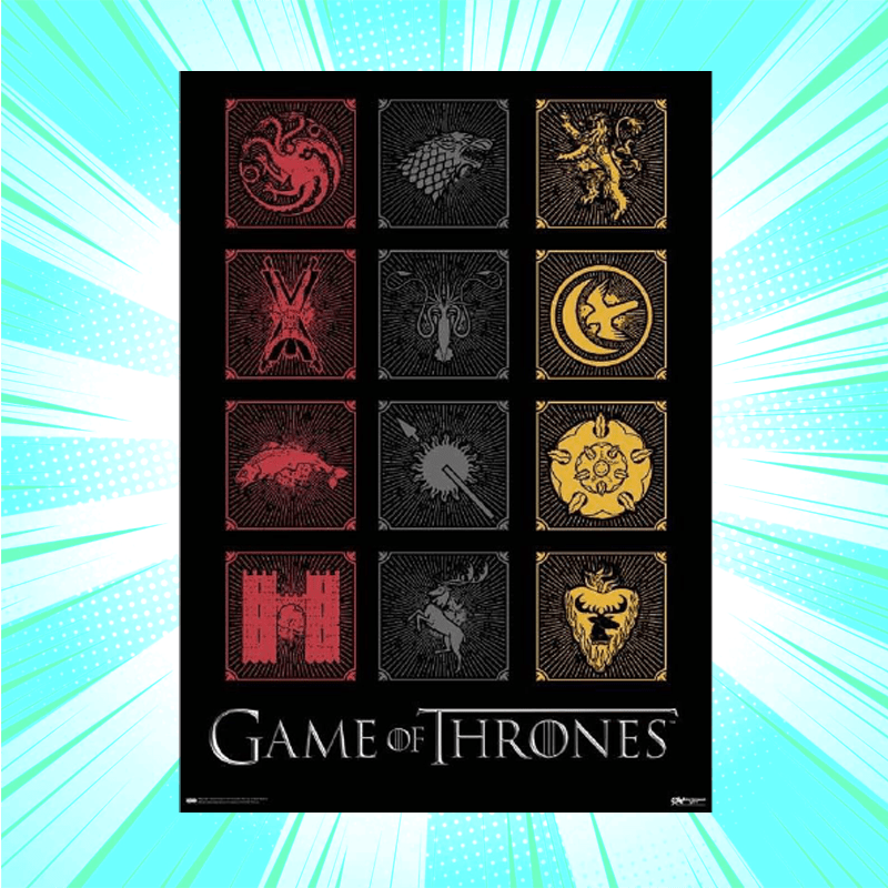 Got Sigils Laminate - www.entertainmentstore.in