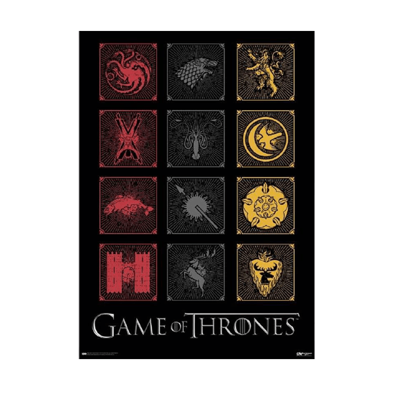 Got Sigils Laminate - www.entertainmentstore.in