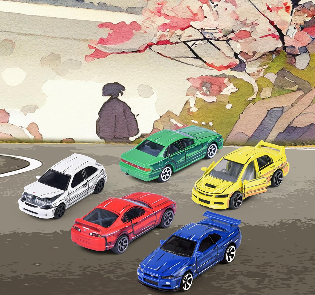 Majorette JDM Legends 5-Pack Diecast Cars