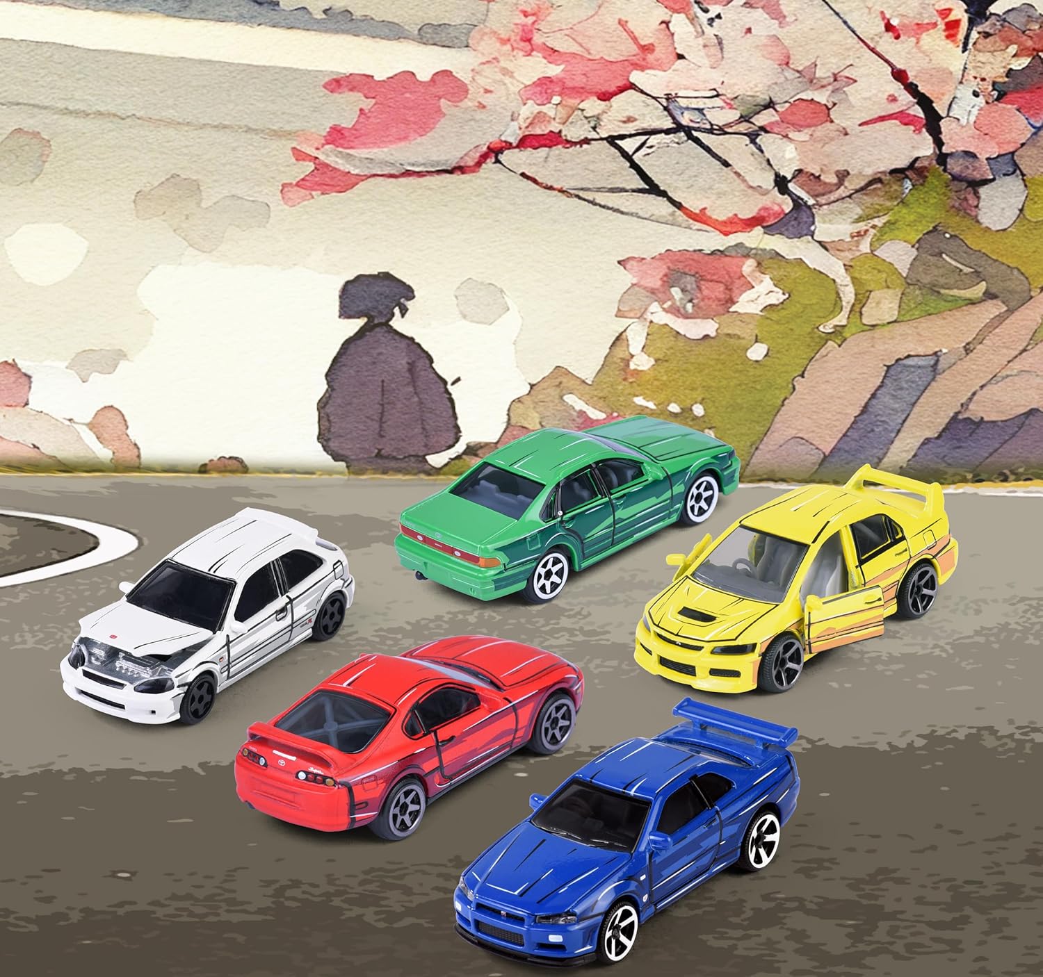 Majorette JDM Legends 5-Pack Diecast Cars