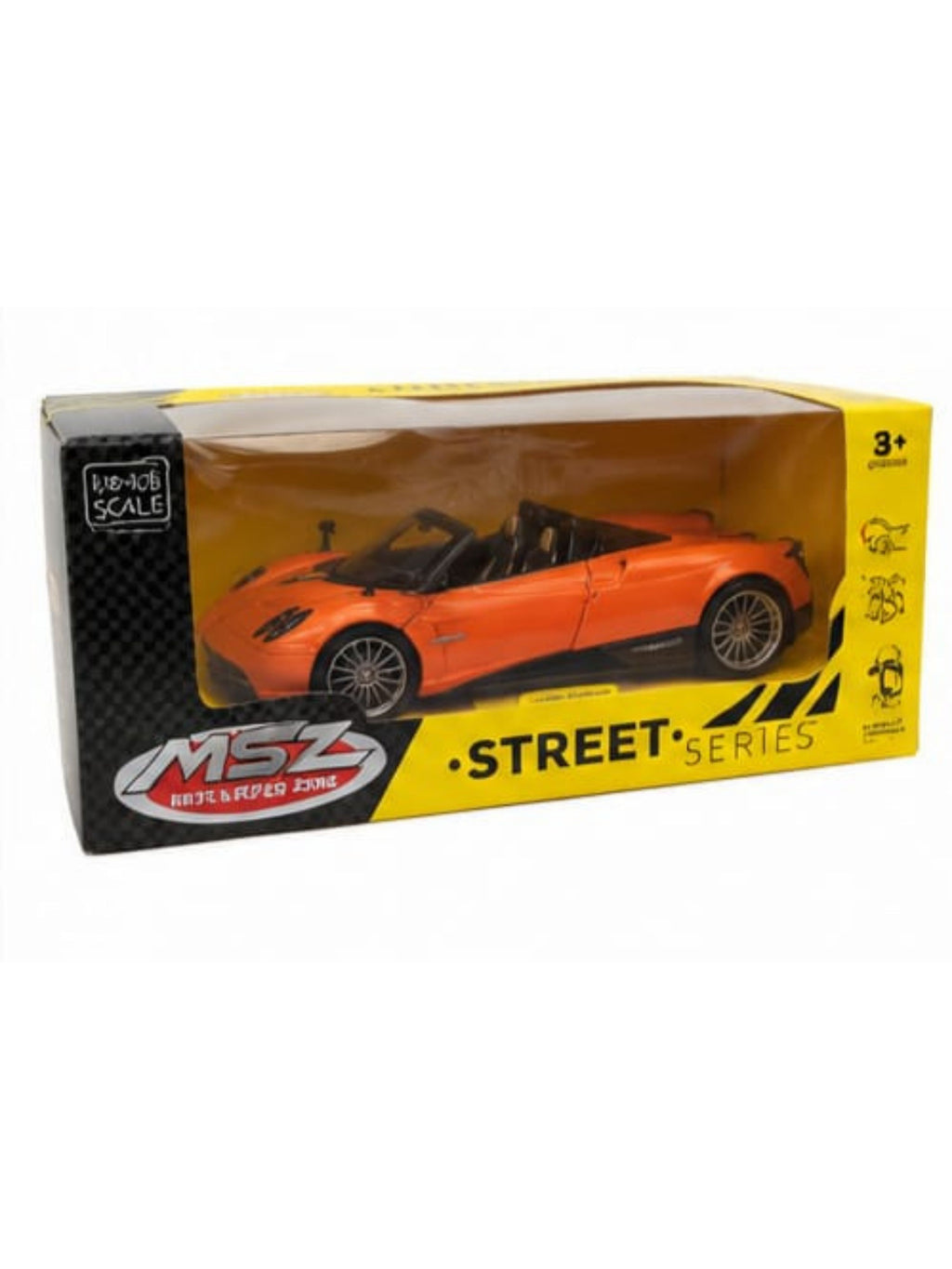 Pagani Huayra Roadster orange 1:24 MSZ licensed diecast Scale Model car