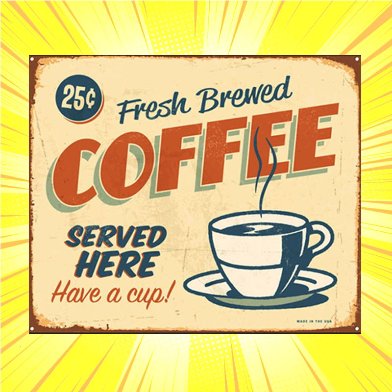 Fresh Brewed Coffee Art Print - www.entertainmentstore.in