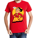 Mom Mommy Power Red Mens T Shirt - www.entertainmentstore.in