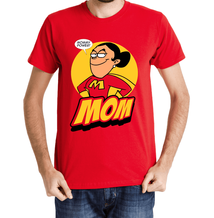 Mom Mommy Power Red Mens T Shirt — www.