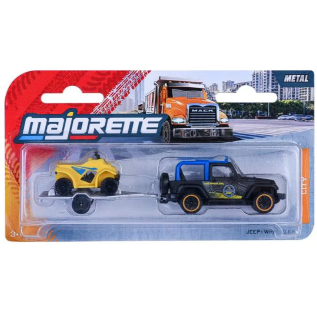 Majorette Metal Die-Cast Toy Cars - Yellow & Black Off-Road