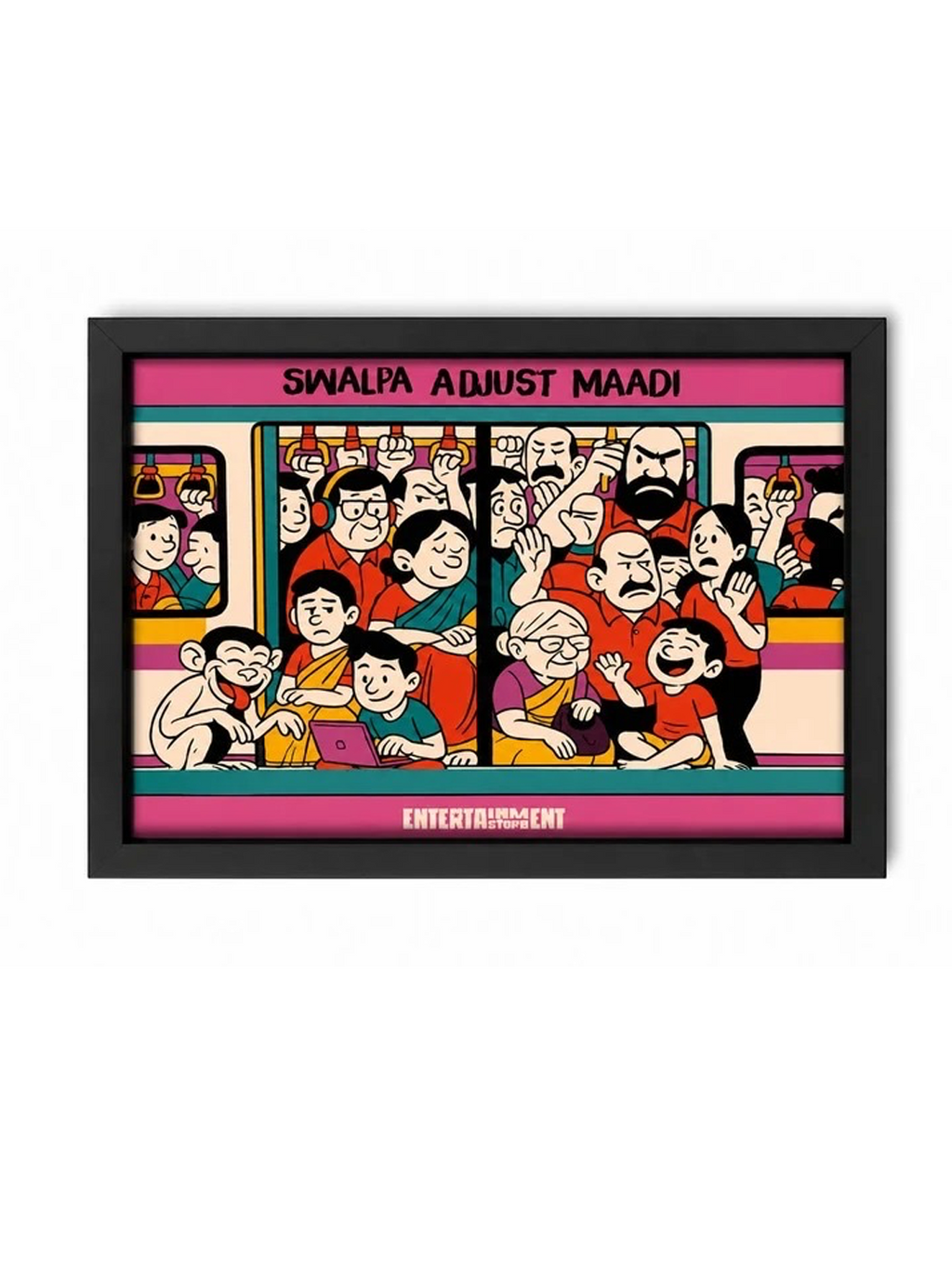 Bengaluru Swalpa Adjustmadi Poster Frame