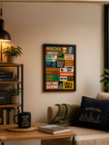 Bengaluru Lingo Poster Frame
