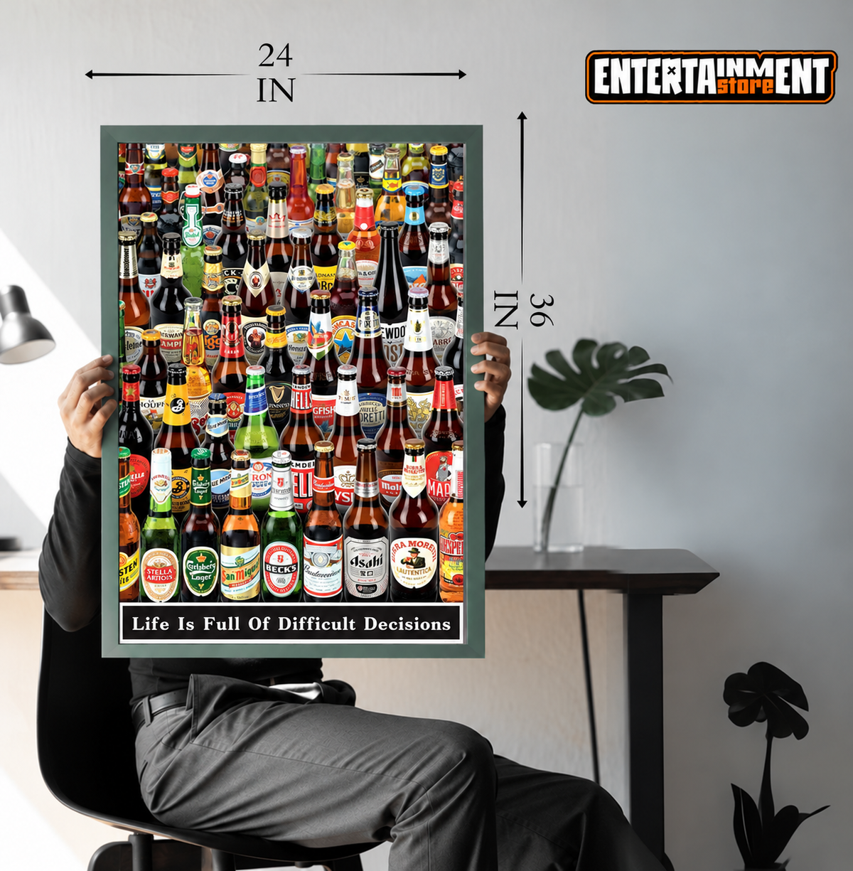 BEERS (Life Is Full Of Difficult Decisions 2024) MAXI POSTER