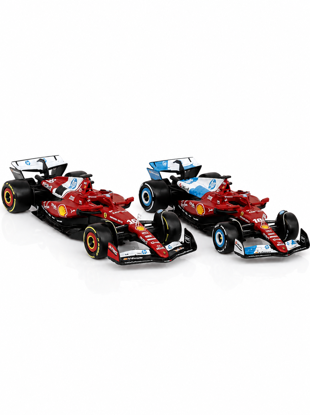 2025 Ferrari Sf25 Formula F1 Racing Team Set Of 2 Cars 1:43