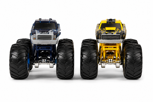 Hot Wheels Monster Trucks The 909 vs Pure Muscle 2-Pack