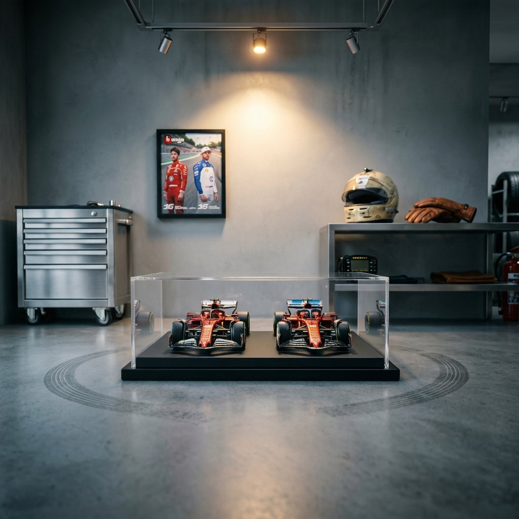 2025 Ferrari Sf25 Formula F1 Racing Team Set Of 2 Cars 1:43