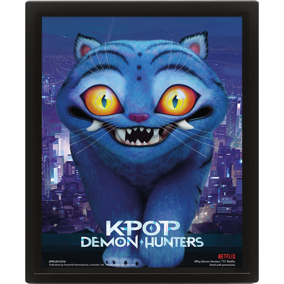 K-POP DEMON HUNTERS (DERPY) 3D LENTICULAR (FRAMED)