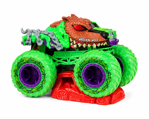Hot Wheels Monster Trucks Mutant Chaos Wreckin' Wolf