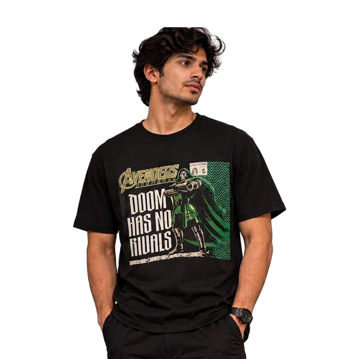 Avengers 9097 Black T Shirt