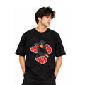 NARUTO ITACHI KUNAI BLACK OS T SHIRT