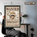 ONE PIECE (WANTED LUFFY) MAXI POSTER