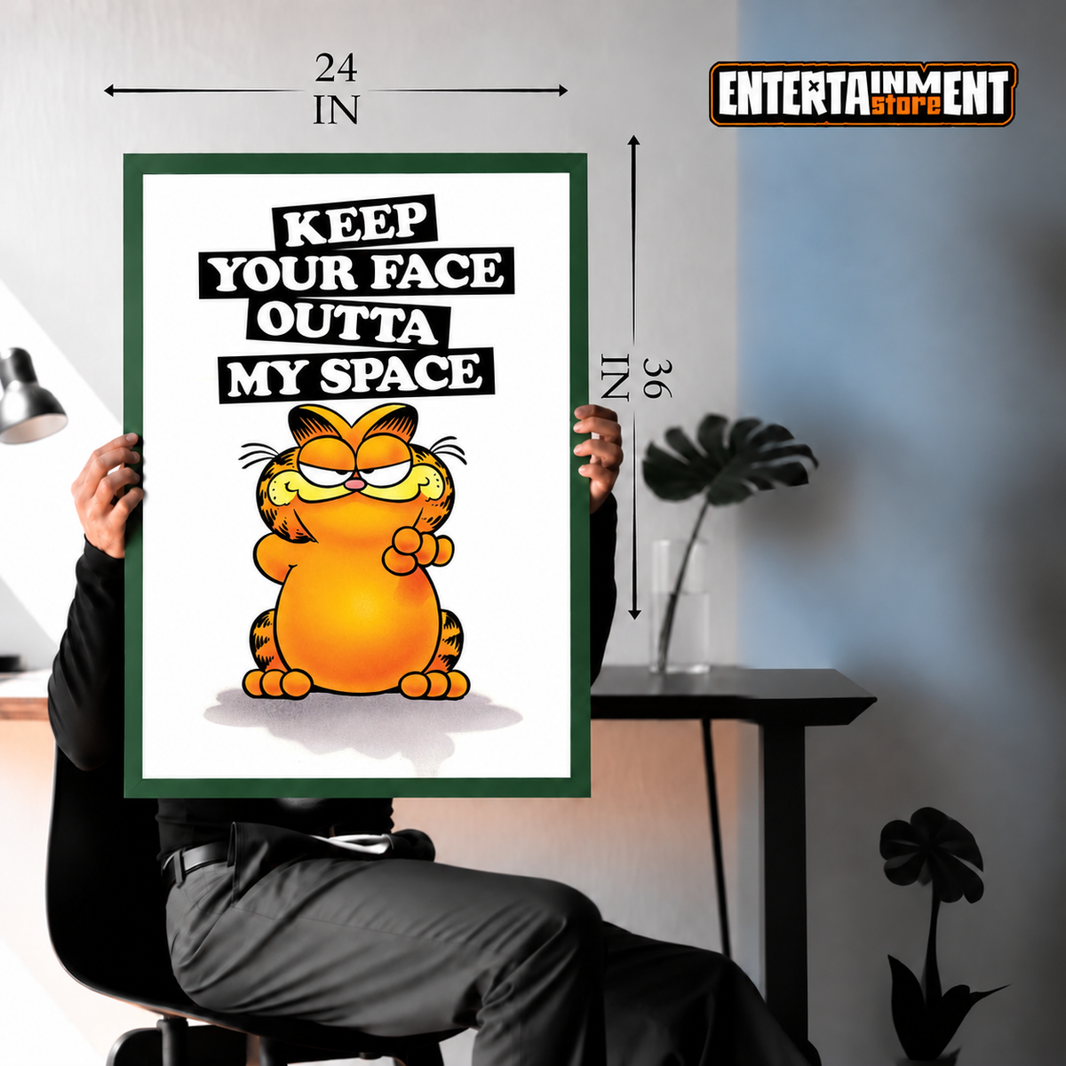Garfiled Keep Your Face Maxi Poster