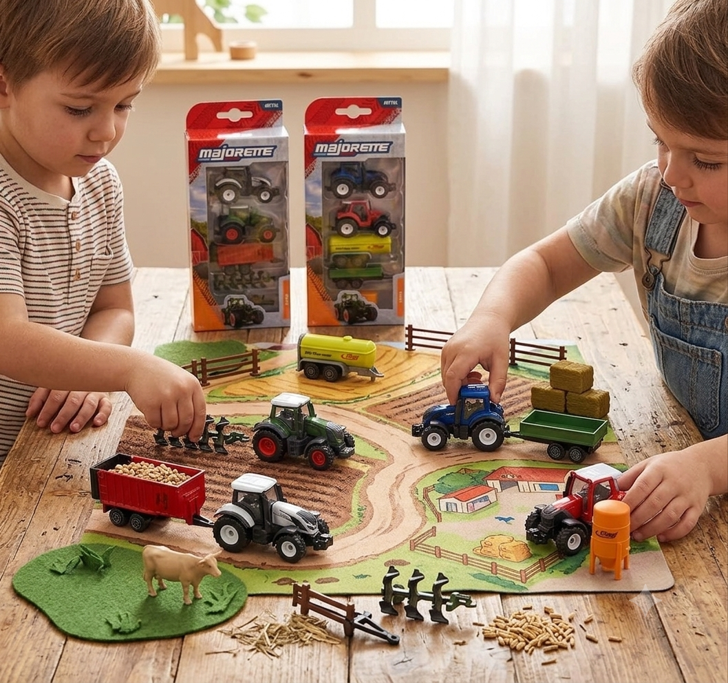 Majorette Farm Metal Toy Set - 5 Pieces