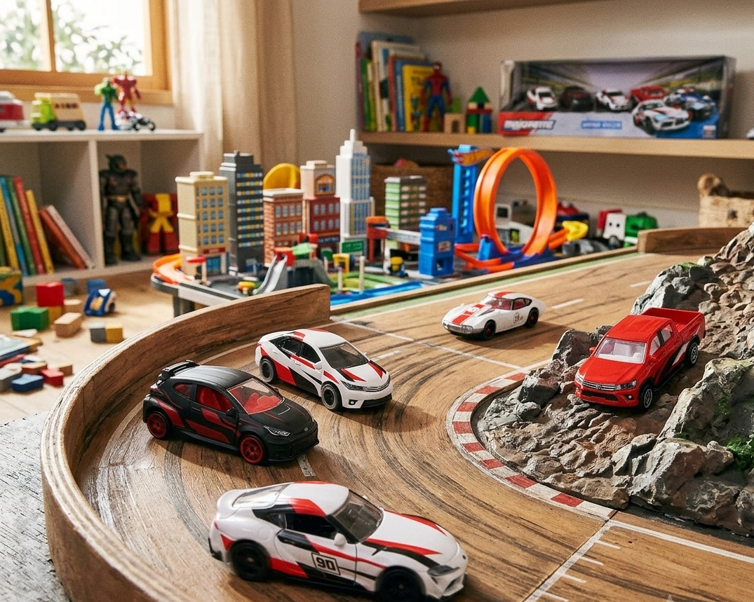 Majorette Japan Racer 5-Car Set - Diecast Metal Toy Cars