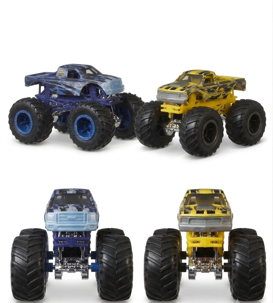 Hot Wheels Monster Trucks The 909 vs Pure Muscle 2-Pack