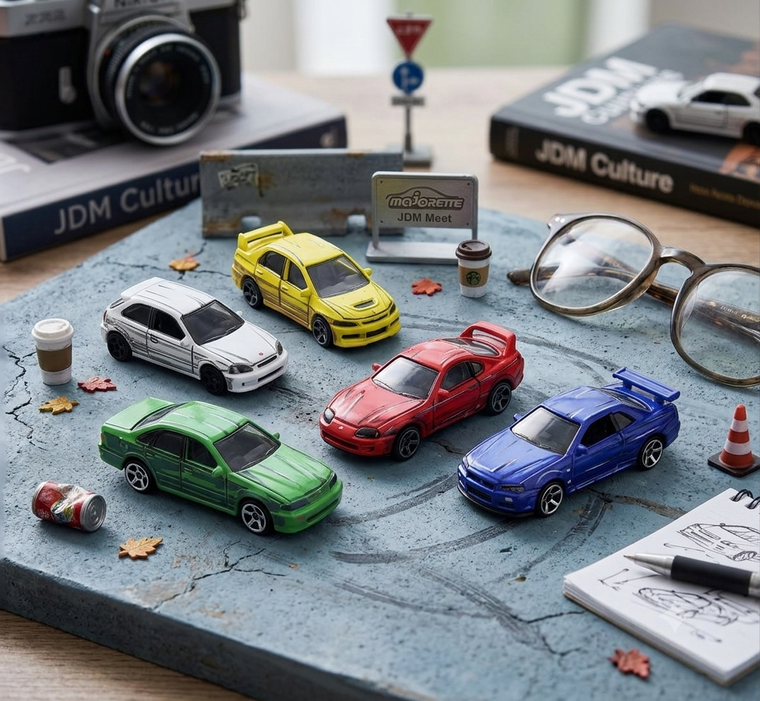Majorette JDM Legends 5-Pack Diecast Cars