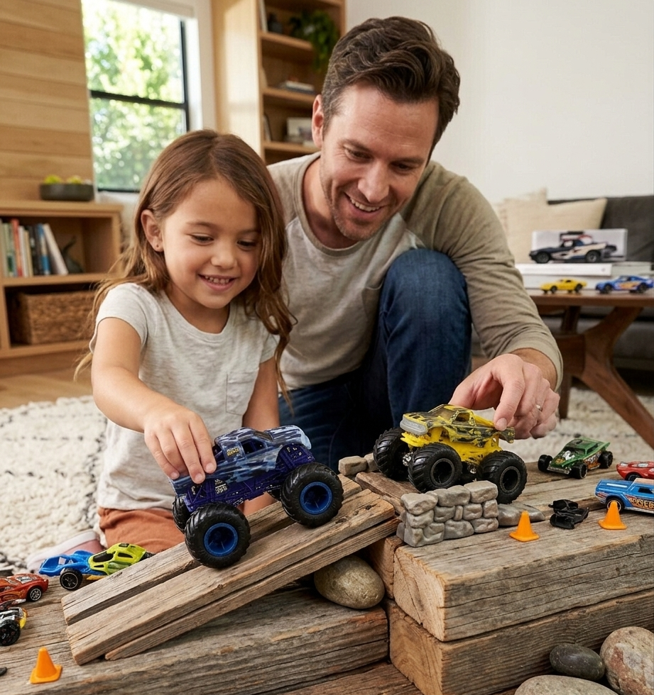 Hot Wheels Monster Trucks The 909 vs Pure Muscle 2-Pack