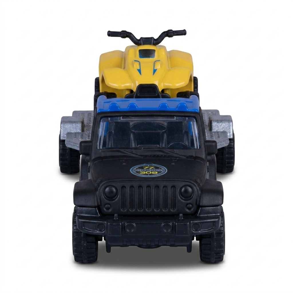 Majorette Metal Die-Cast Toy Cars - Yellow & Black Off-Road