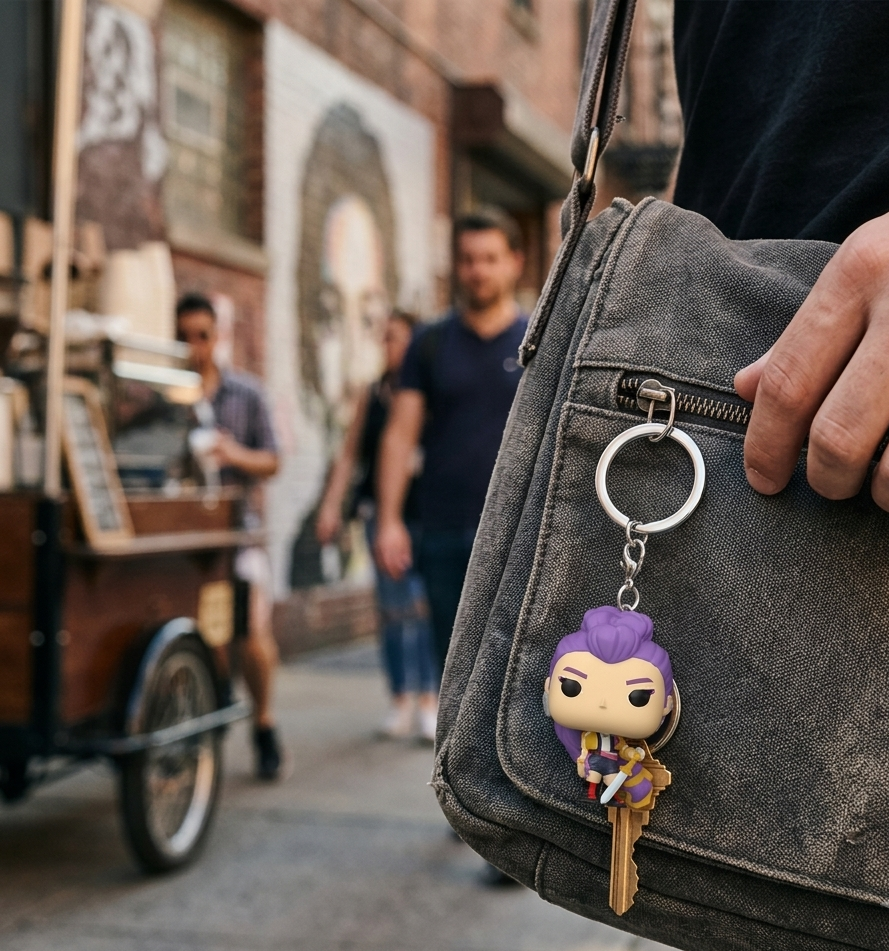 Pocket POP KPop Demon Hunters Rumi KeyChain