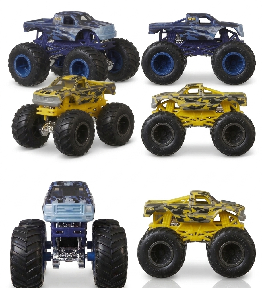 Hot Wheels Monster Trucks The 909 vs Pure Muscle 2-Pack