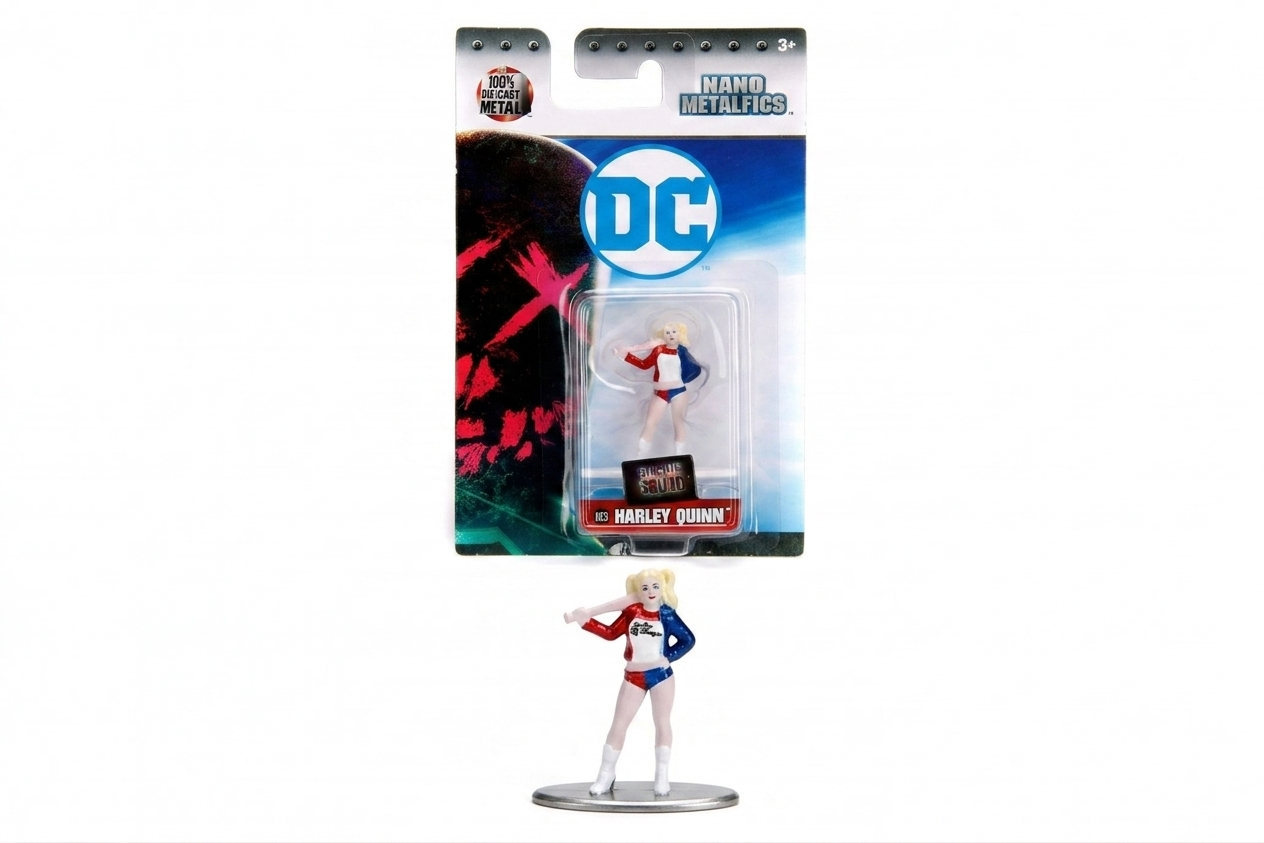 Nano Metalfigs DC Suicide Squad Harley Quinn Die-Cast Figure