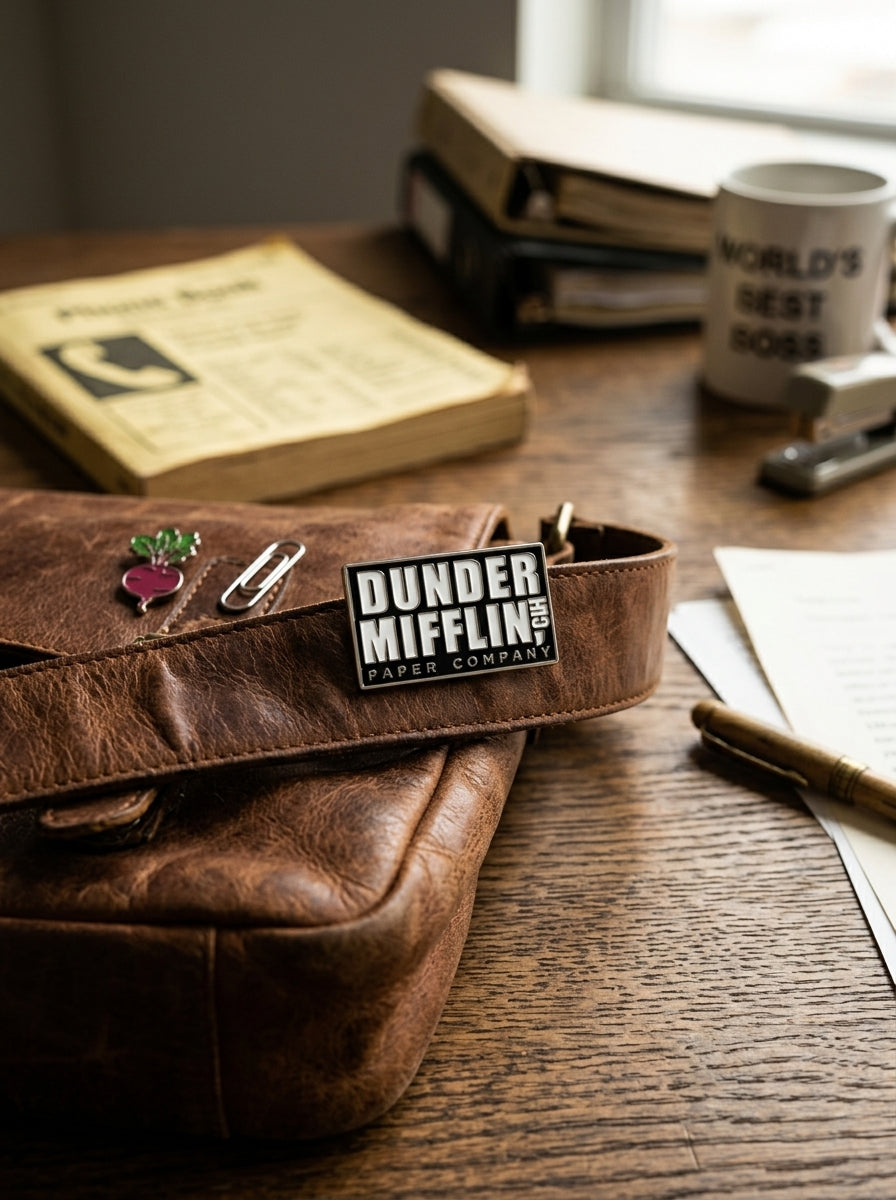 Dunder Mifflin Paper Company Enamel Pin