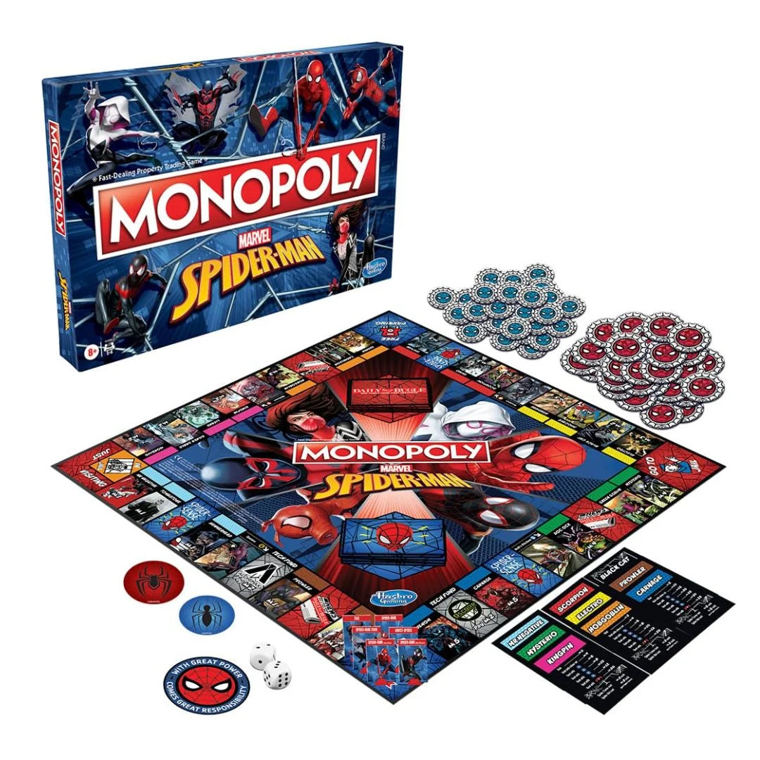Monopoly Marvel Spider-Man Edition Board Game