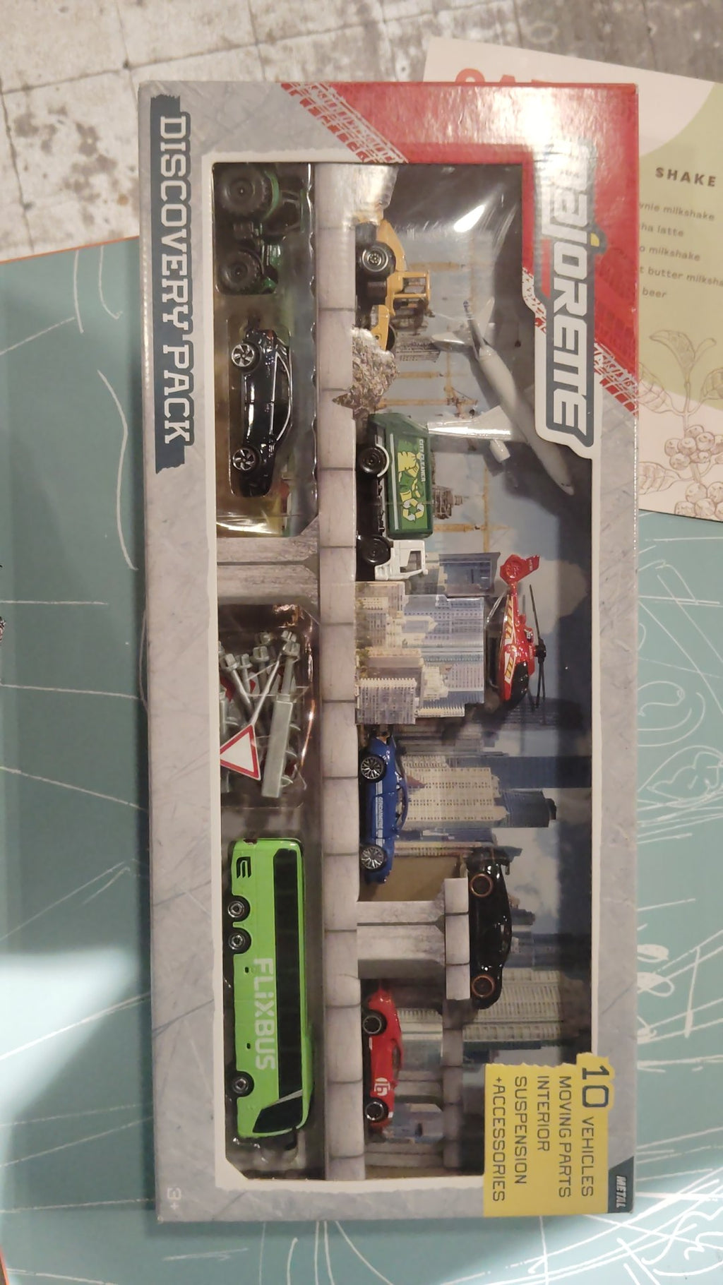 Majorette Discovery Pack 10 Vehicles + Accessories