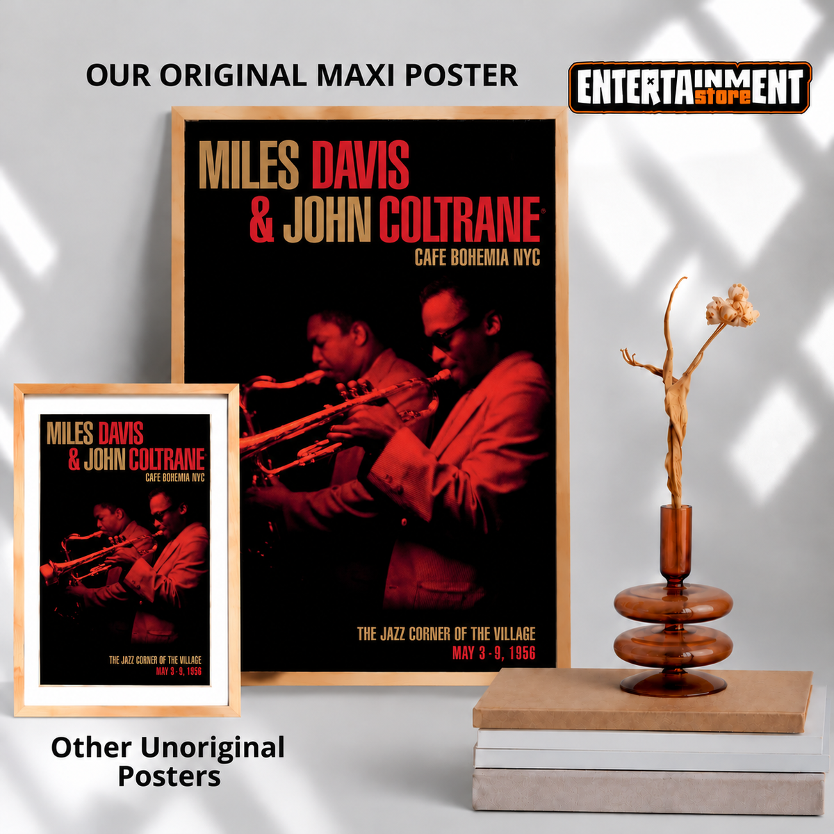MILES DAVIS AND JOHN COLTRANE (CAFE BOHEMIA) MAXI POSTER