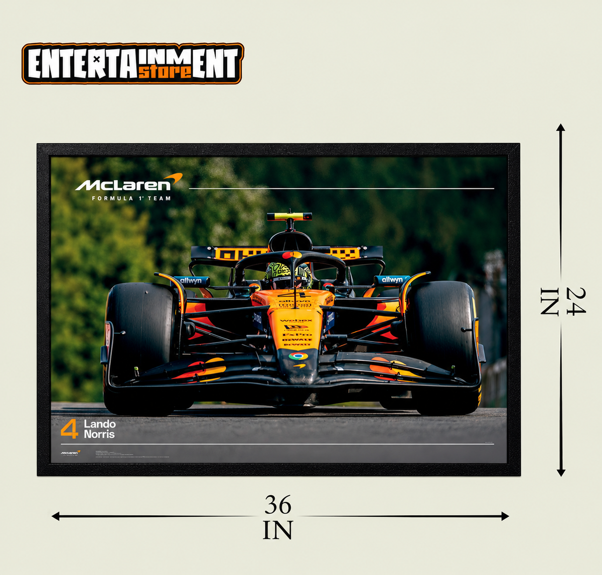 F1 (LANDO NORRIS - NUMBER 4) MAXI POSTER