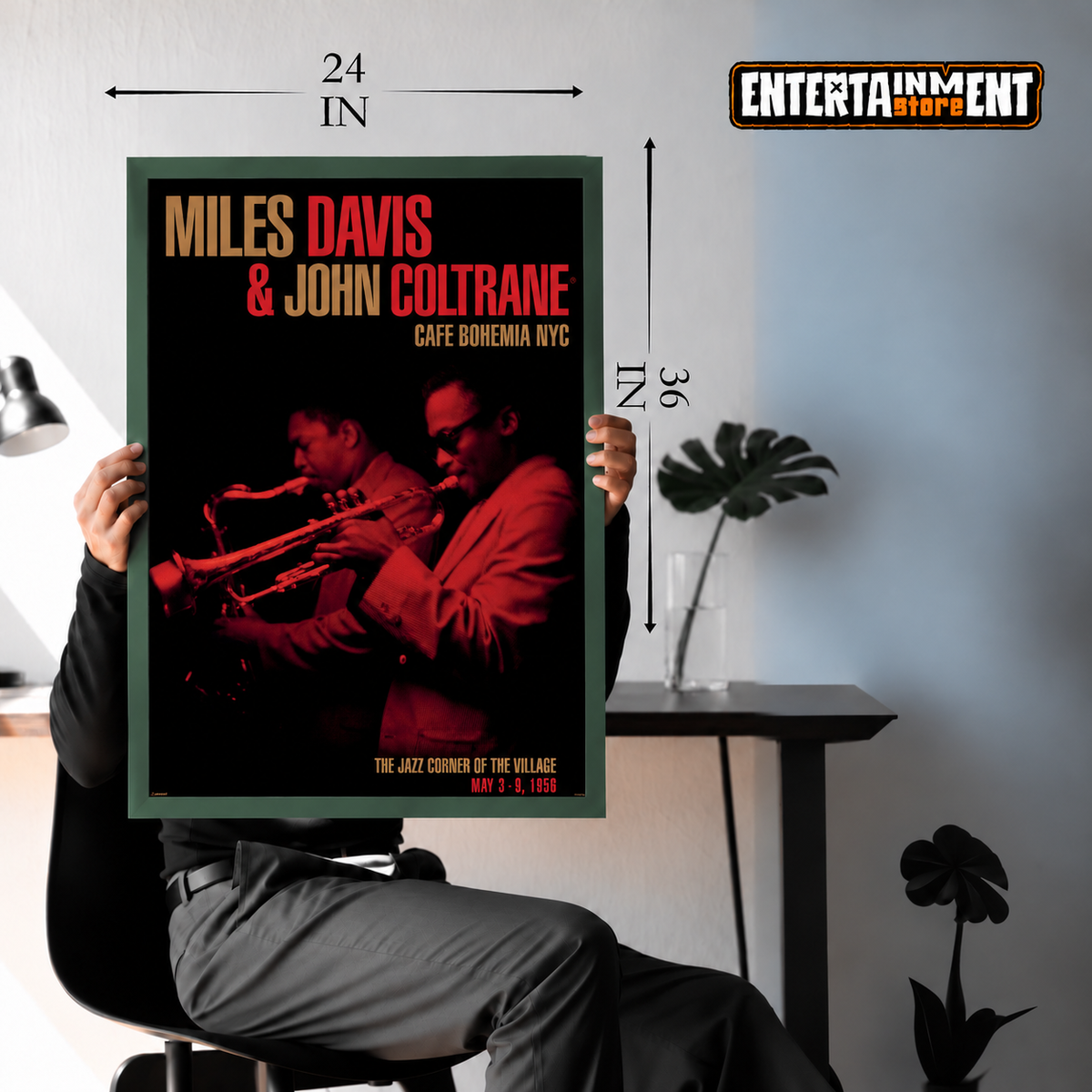 MILES DAVIS AND JOHN COLTRANE (CAFE BOHEMIA) MAXI POSTER