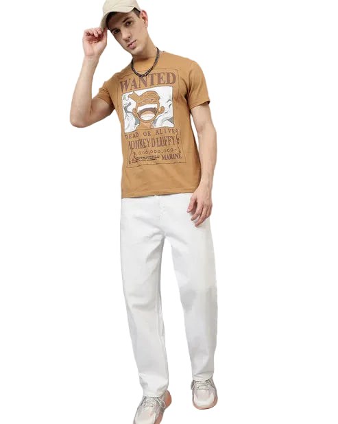 One Piece 2058 Caramel T Shirt