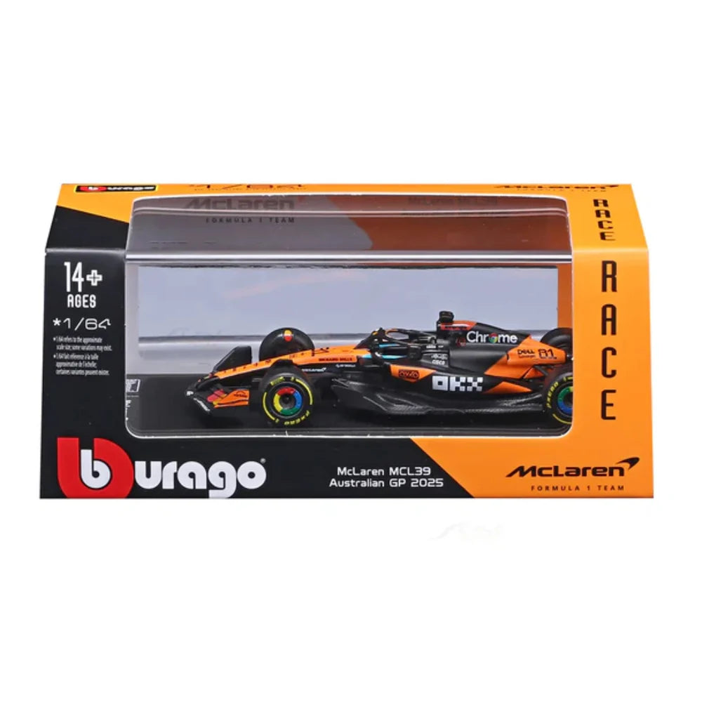 Bburago 1:64 McLaren MCL39 Australian GP 2025 Diecast Model