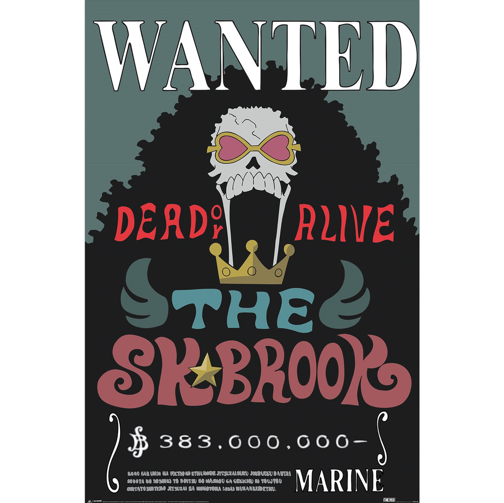 ONE PIECE (WANTED BROOK) MAXI POSTER